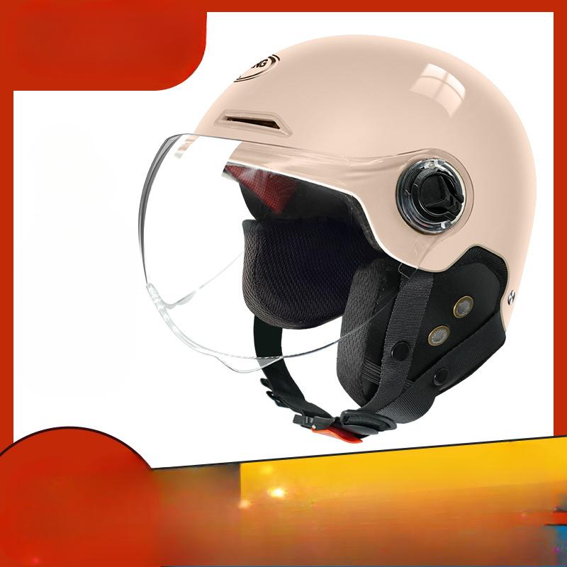 

Электромобильный шлем для мужчин и женщин, всесезонный, универсальный, зимний, теплый, полушлем, электромобильный защитный шлем