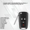 fit for Chevy Equinox Camaro 2010 2011 2012 2013 2014 2015 2016 2017 Cruze Malibu Impala Sonic GMC Terrain Buick Lacrosse Regal Verano Encore Keyless