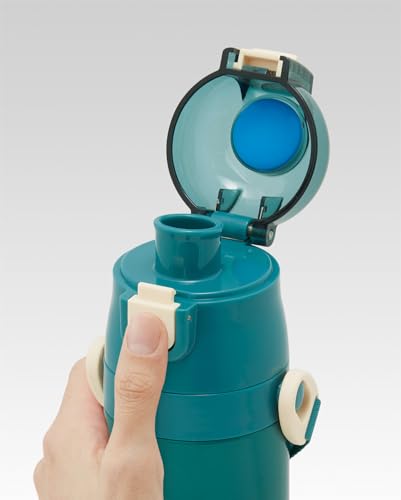 Skater Kids' Water Bottle, 470ml, Direct Drink, Pokemon Snorlax Design, 24cm, for Boys and Girls, Insulated, Stainless Steel, Lightweight, Sports Bott