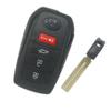 BaoJiangDa Schlüsselhülle Passend für Toyota TUNDRA SEQUOIA YARIS LAND CRUISE VVDI KD K518 Fernbedienung Auto Schlüsselhülle Etui Anhänger TOY40 Klinge