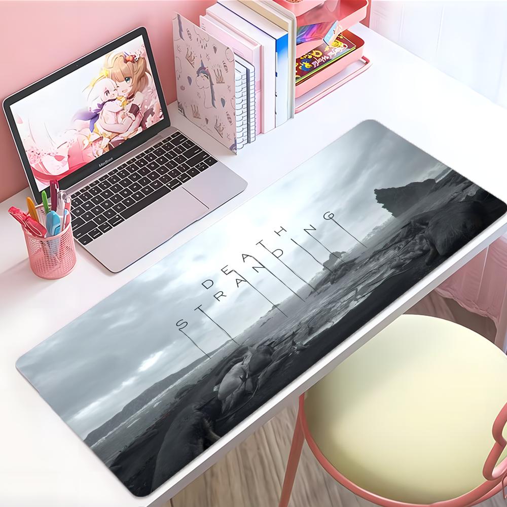 Mysterious Cool Game Ddeath Stranding Mouse Pad Large Thick Desk Pad Stitched Edges Gaming Mouse Mat For Pc