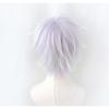 Karasuno Sugawara Koushi Gray Short Wig Cosplay Costume Haikyuu Heat Resistant Synthetic Hair Haikiyu Wigs