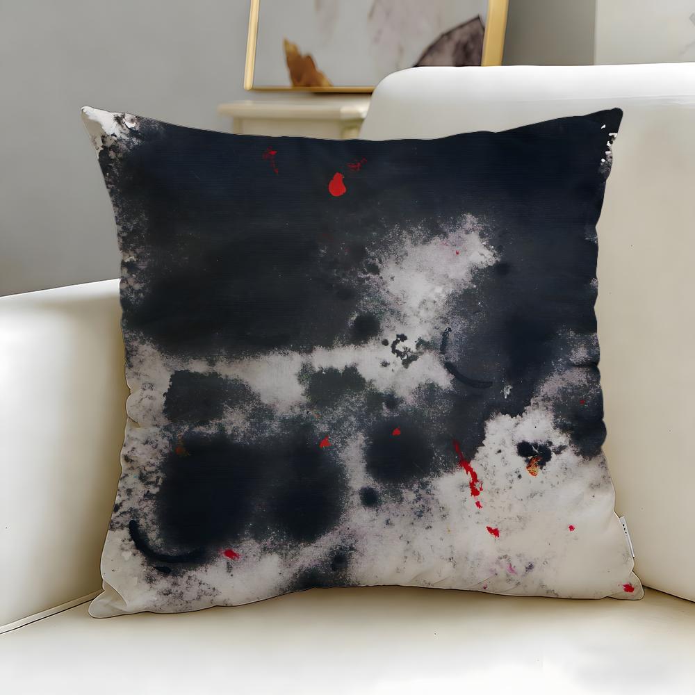 Flowers and plants Cushion Cover Soft  EasyWash Pillow Case  Versatile for Couch Bed Travel and Office