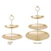 Gold Silver 2/3-Tier Cake Stand Party Dessert Display Tower For Holiday Gathering Elegant Serving Stand Cupcake Stand Decor