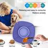Pet Slow Feeder Mat Collapsible Silicone Dog Food Bowl with Lick Mat