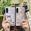 Anti-dust Soft Case Phone Case For Sony Xperia5 IV Kickstand Phone Holder Cartoon Fashion Design Waterproof Wrist Strap