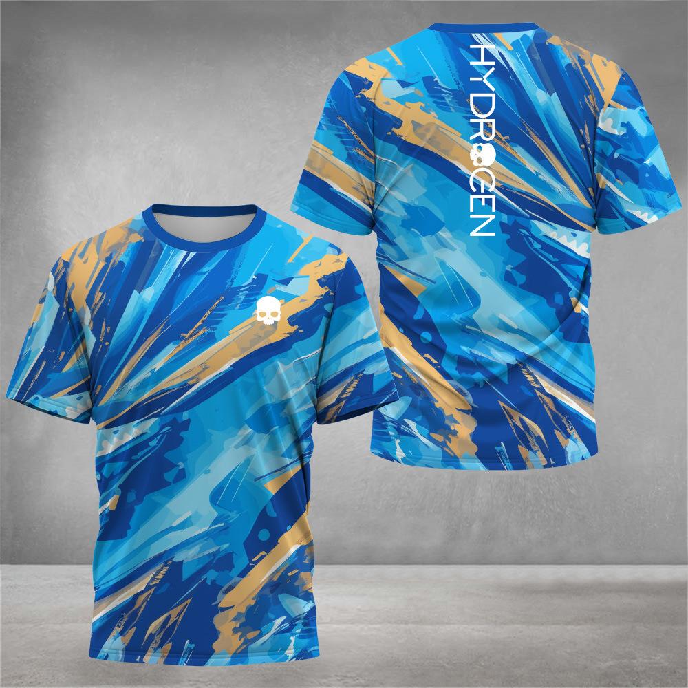 Men Fashion Short Sleeve 3d Print T Shirt Round Neck Summer Plus Size Tees