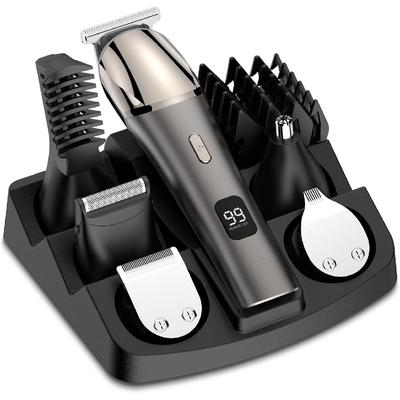 Professional Hair Trimmer Electric Beard Trimmer Men, Nose Hair Trimmer, Body Hair Trimmer for Men, 11-in-1 Trimmer Set, USB Rechargeable & Waterproof