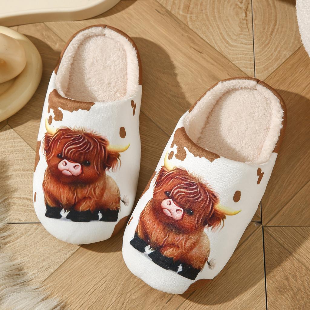 Winter Indoor Slippers Designed for Couples, Featuring Anti-Slip Properties And Warmth