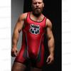 Mens Wrestling Singlet Compression Suit Nylon Spandex Athletic Bodysuit Gym Yoga Cycling Training