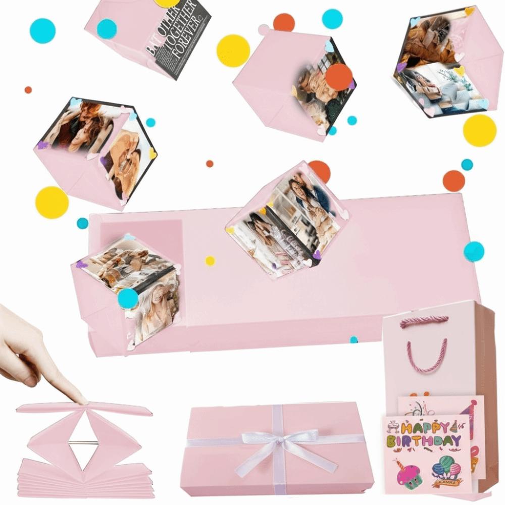 Romantic Surprise Jumping Gift Box Preassembled Handmade Red Envelope Gift Box Decorative Memorable Valentine's Day Gift Box