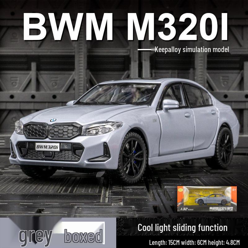 

C21014 M320i Sedan: Sound & Light 6-Door Metal Toy Car for Kids Collection.
