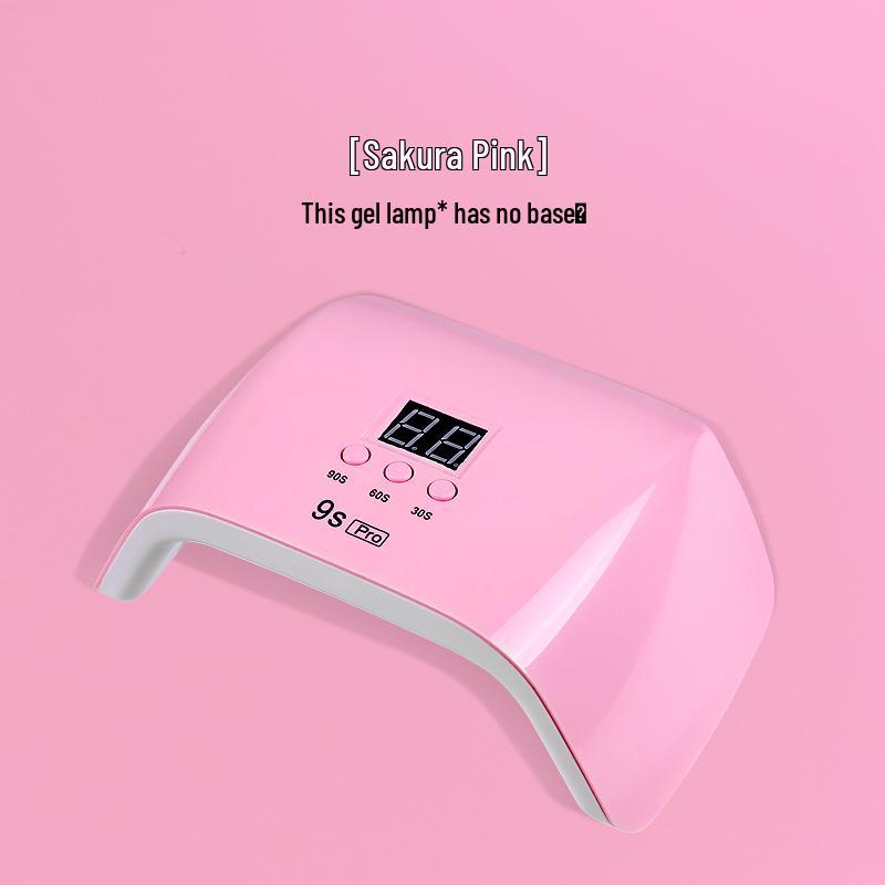 

36W High Power Portable LED Nail Light - Quick-Drying, Painless, Non-Blackening, Perfect for Salon Use розовый