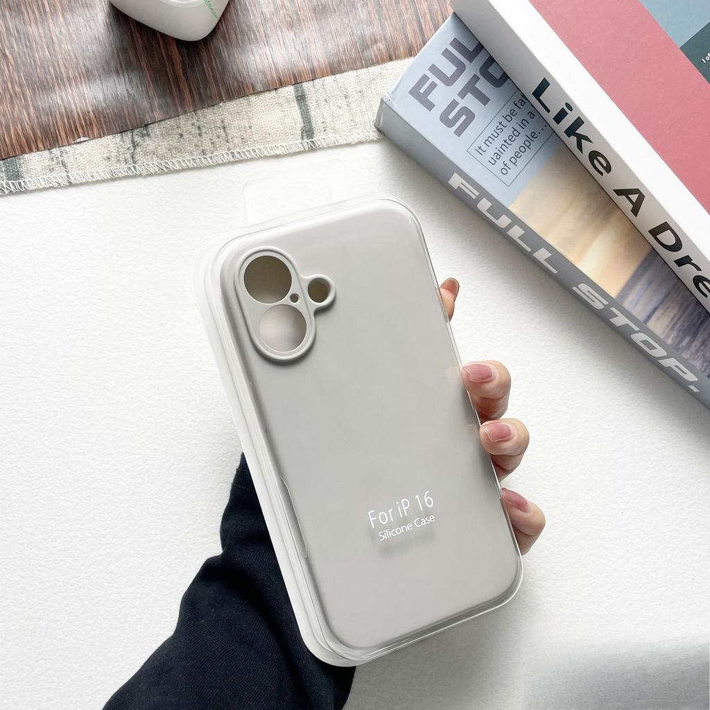 High-quality Liquid Silicone Mobile Phone Case Iphone16promax/15/14 Apple 13 Full-invest Anti-fall Protection Case