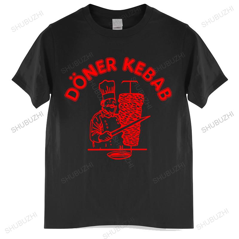 Maglietta di cotone uomo magliette estive magliette Doner Kebab Grafico Maglietta Divertente Kebab Top Divertente Magliette Maglietta Uomo