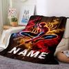 Custom Name "Spider-Man: Web Heroes" blanket for Couch & Bed, Plush Cozy Fuzzy Blanket Super Soft & Warm Blankets for Fall and Winter. 090816