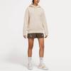 Nike Sweatshirts Women's Beige Hooded Thickened Regular DJ7669-219
