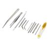 12Pcs Multifunctional Paracord Needles Set Stainless Steel Paracord Stitching Lacing Needles Smoothing Knotters Tool