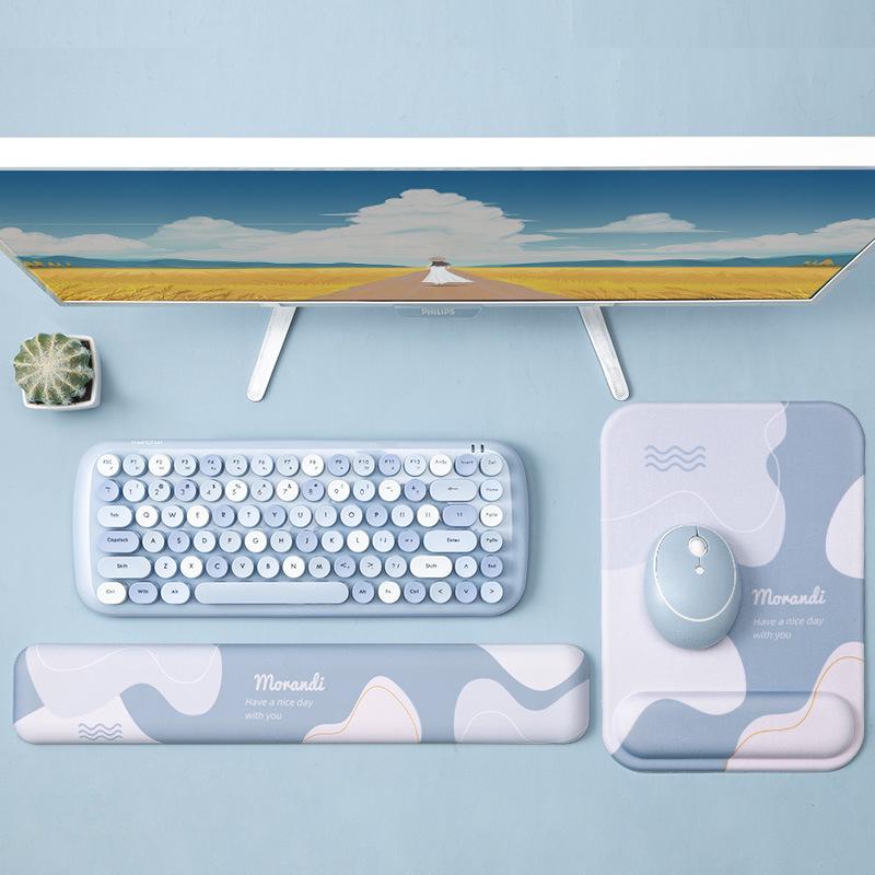 Handgelenkschutz für Mädchen, Mauspad und Tastaturunterstützung für Gaming und Büro