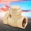Golden Brass One Way Female Thread Swing Check Valve  Brass Check Valve Parts (DN15)