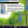 Outdoor Plastic Rainwater Gauge Easy Installation Rainwater Measurer For Patios