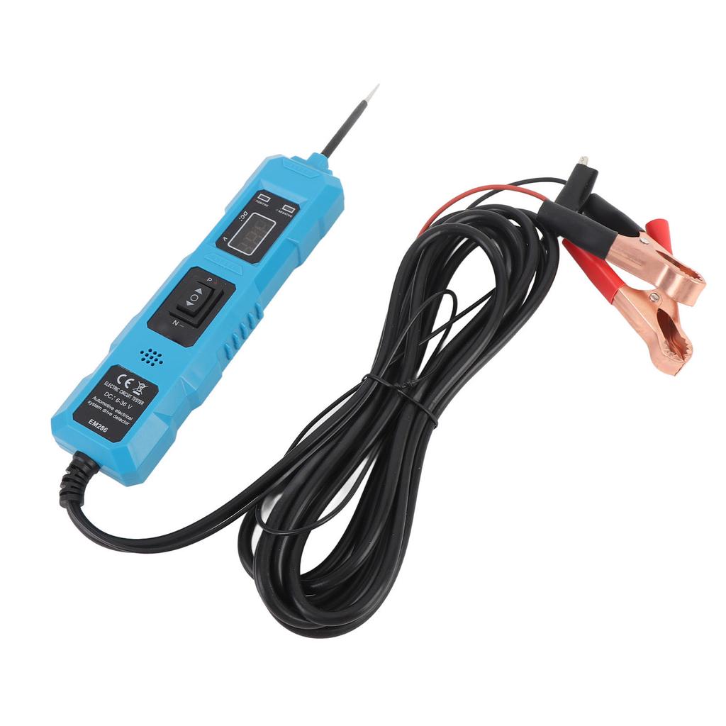Autokreisprüfer   6 bis 36V Multifunktional Hohe Empfindlichkeit mit 2 Klemmen Stromkreis-Prüfsonde für Fahrzeuge