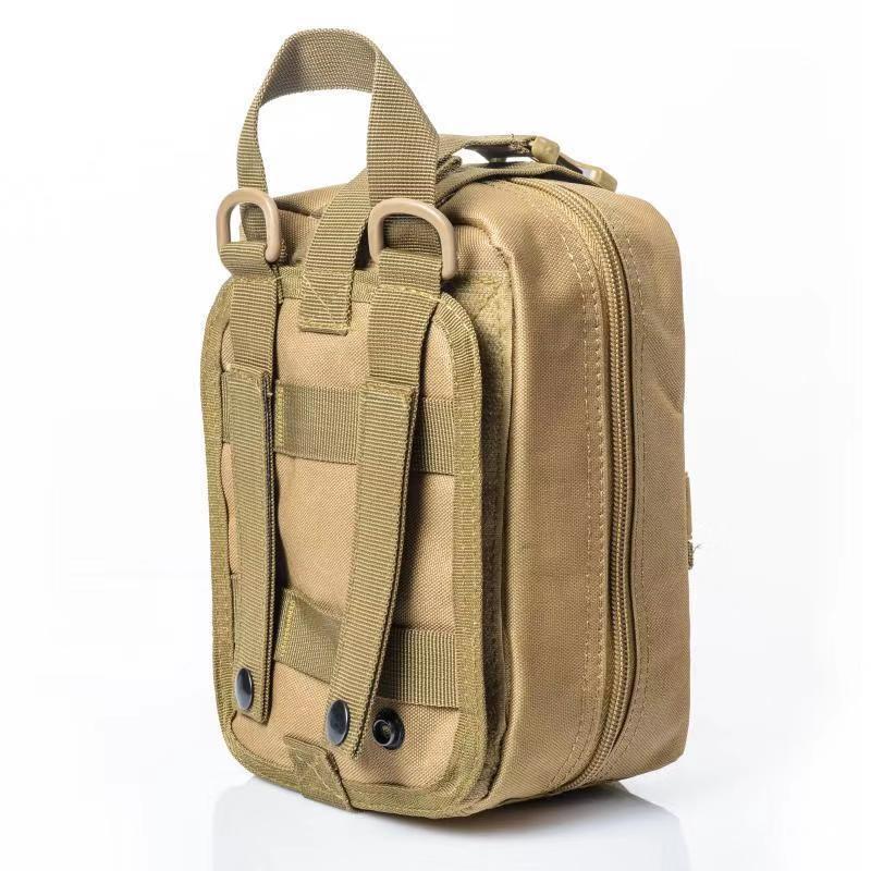 Camouflage Tactical Waist Pack: Multifunctional Medical Pouch for Outdoor Survival and Mountaineering.