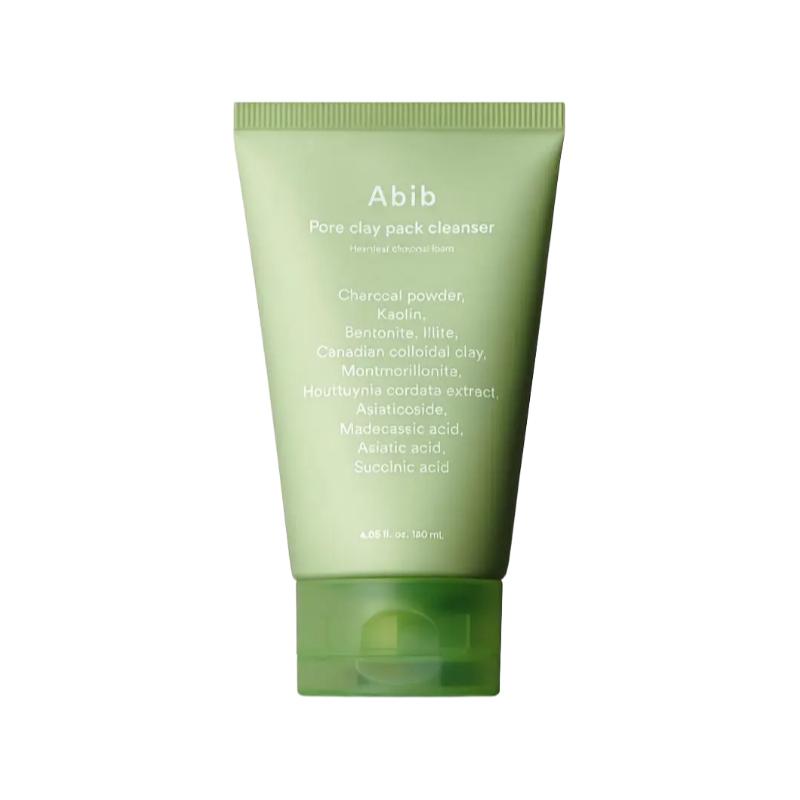 [Abib] Pore Clay Pack Cleanser Heartleaf Charcoal 120ml Pack-to-Foam Deep Pore Care