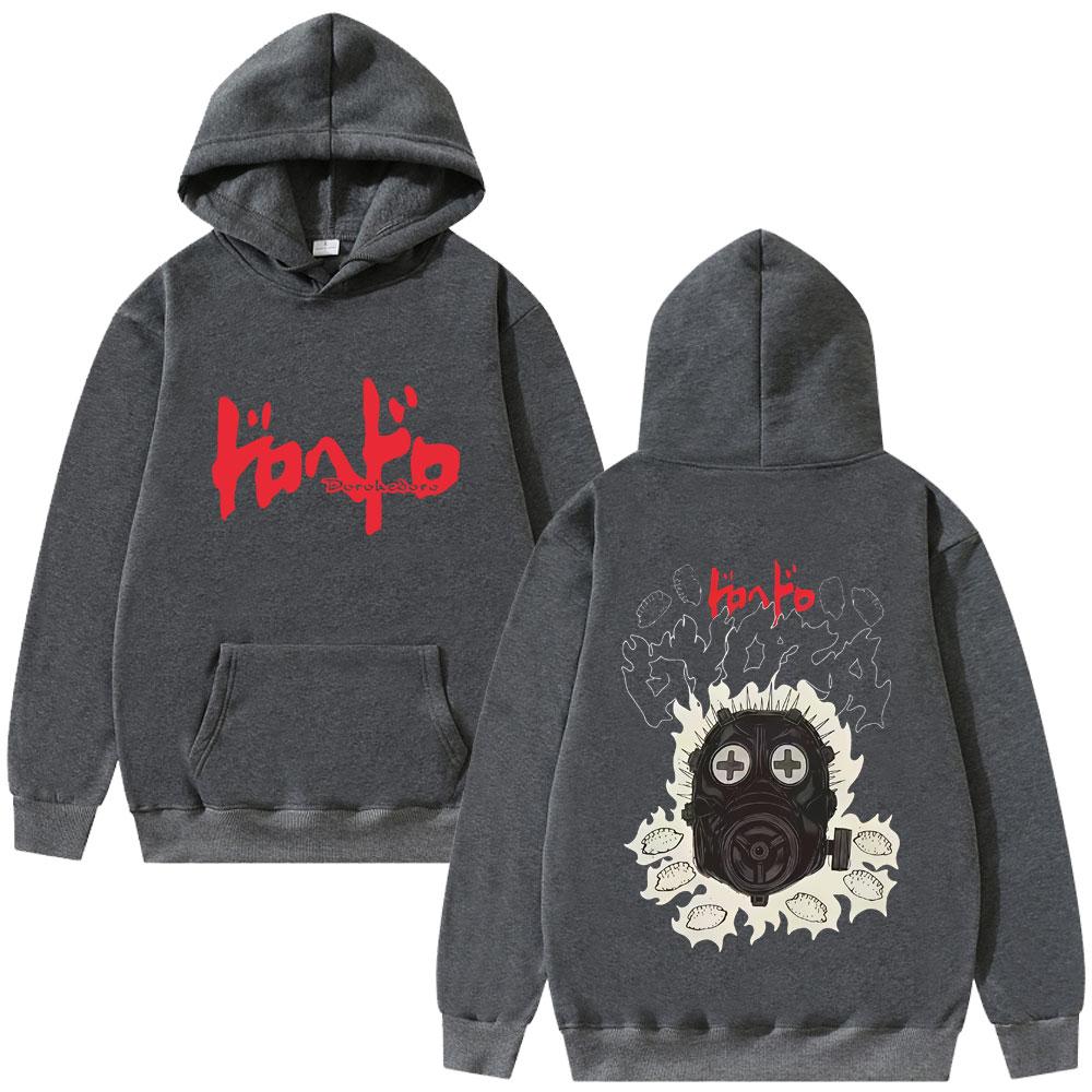 Heiß Limitiert Anime Dorohedoro Kaiman Hoodie Herren Damen Manga Grafik Sweatshirt Männlich Lässig Vintage Fleece Baumwolle Pullover Kapuzenpullover