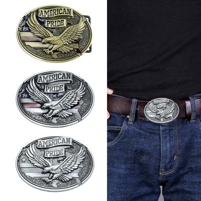 Gürtelschnallen Filigran Geschenk für Vater Lehrer Ersatzgürtelschnalle für Männer Vintage Metall Adler Ersatz