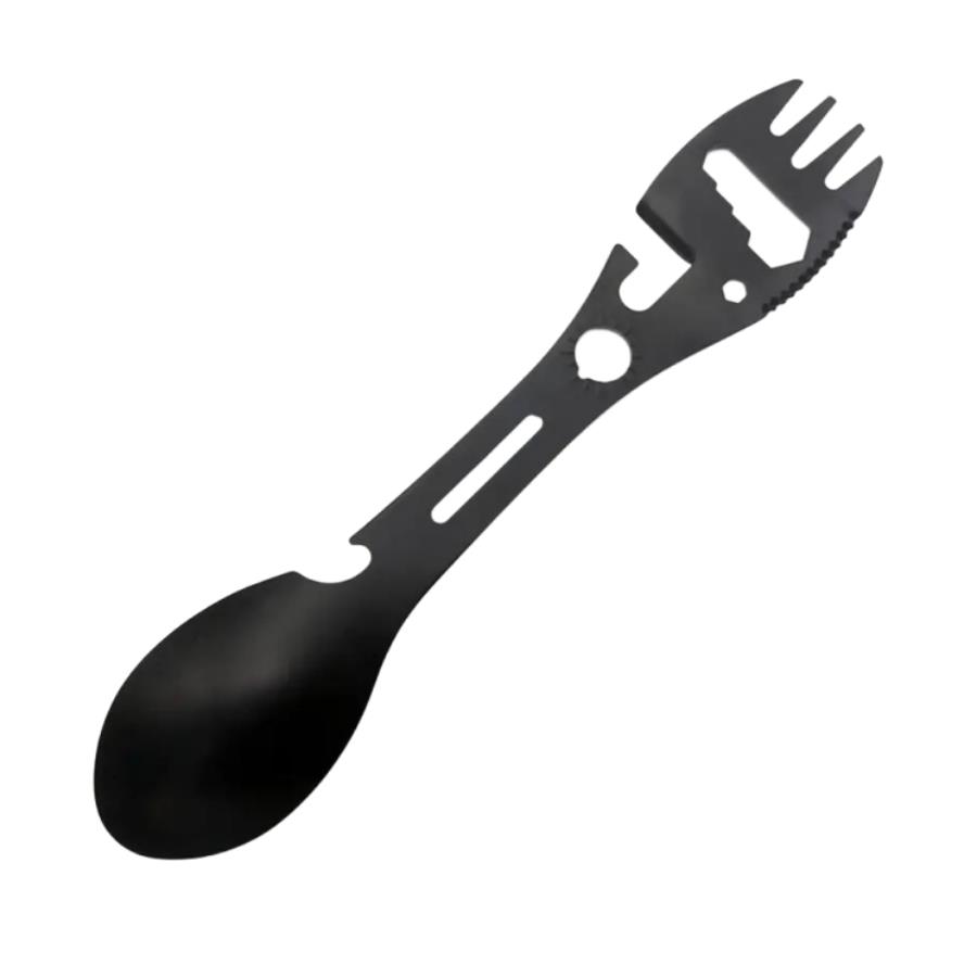 Outdoor Fork Spoon Versatile Outdoor Camping Tool Lightweight Fork Spoon Bottle Opener for Survival Tactical Utility for Easy 4