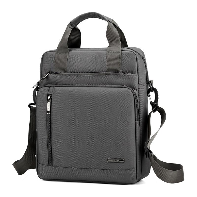 

New Men s Business Travel Handbag One Shoulder Crossbody Casual Backpack серый