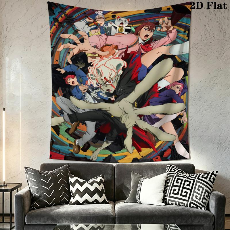 Dandadan ANIME Arazzo da Parete Appeso Estetico Coperta in Tessuto Stampato Arazzi Decorativi per Camera da Letto Soggiorno Arredamento per la Casa