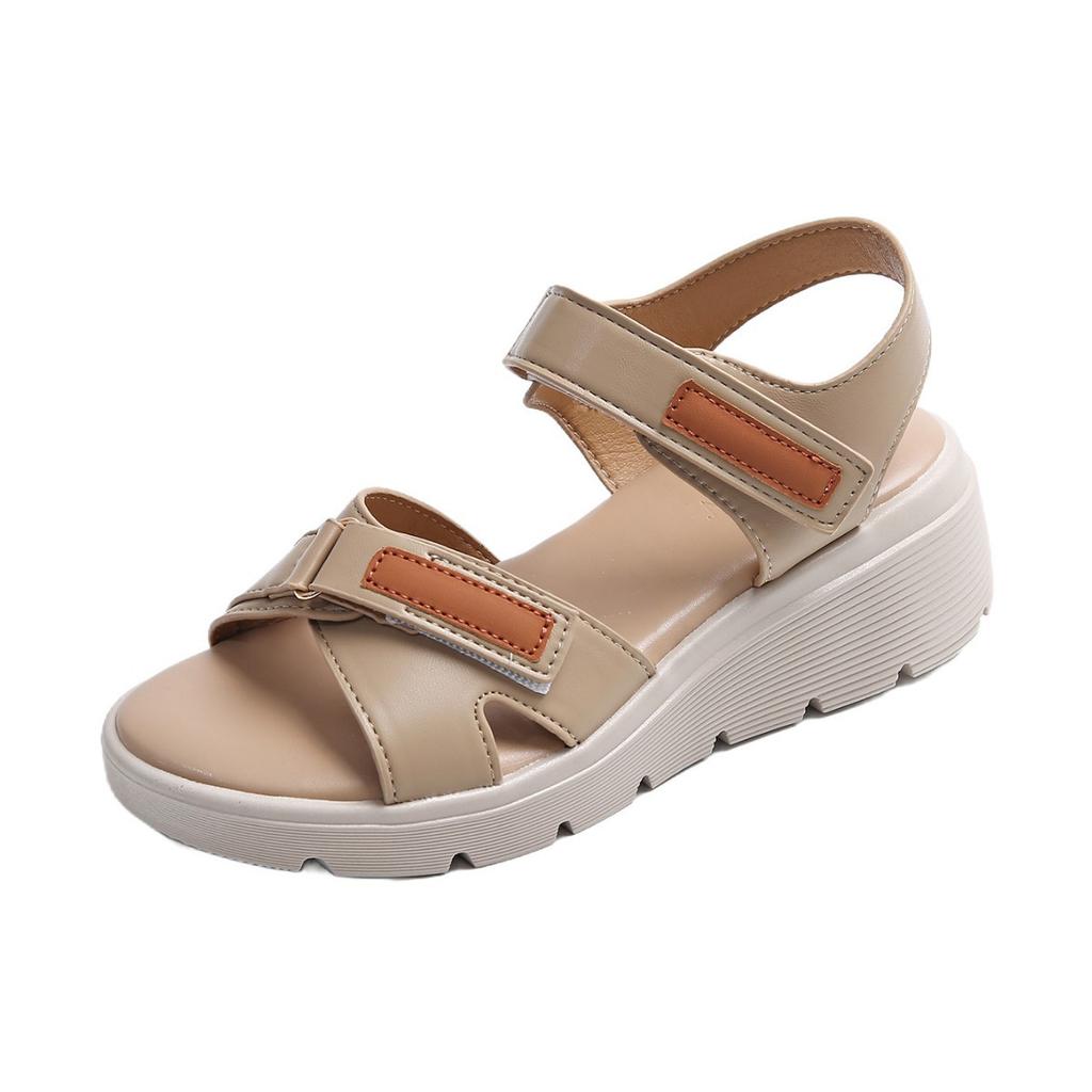 Summer New Velcro Women's Sandals Platform Casual Lightweight Large Size Sandals Fashion Versatile Women's Shoes