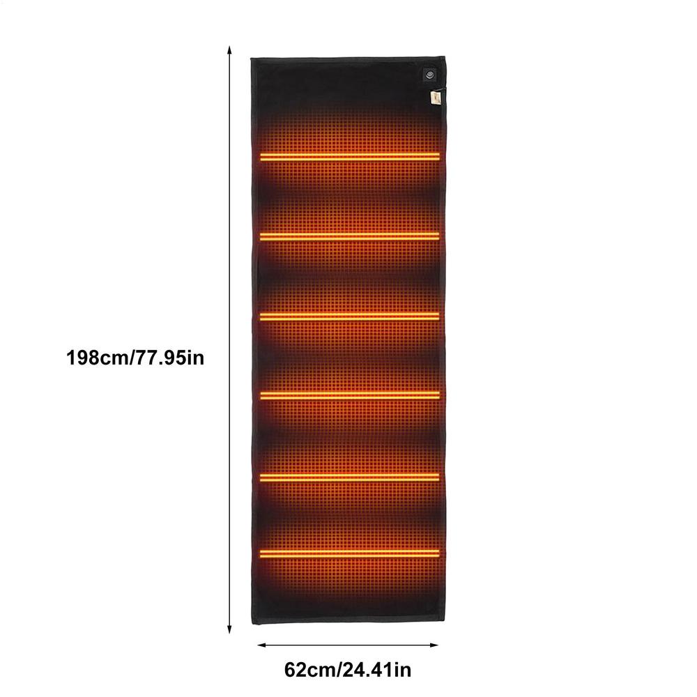 Heated Sleeping Bag Pad Usb Heating Sleeping Mat For Camping 3Level Adjustable Outdoor Tent Sleeping Mattress Sleeping Bag Liner