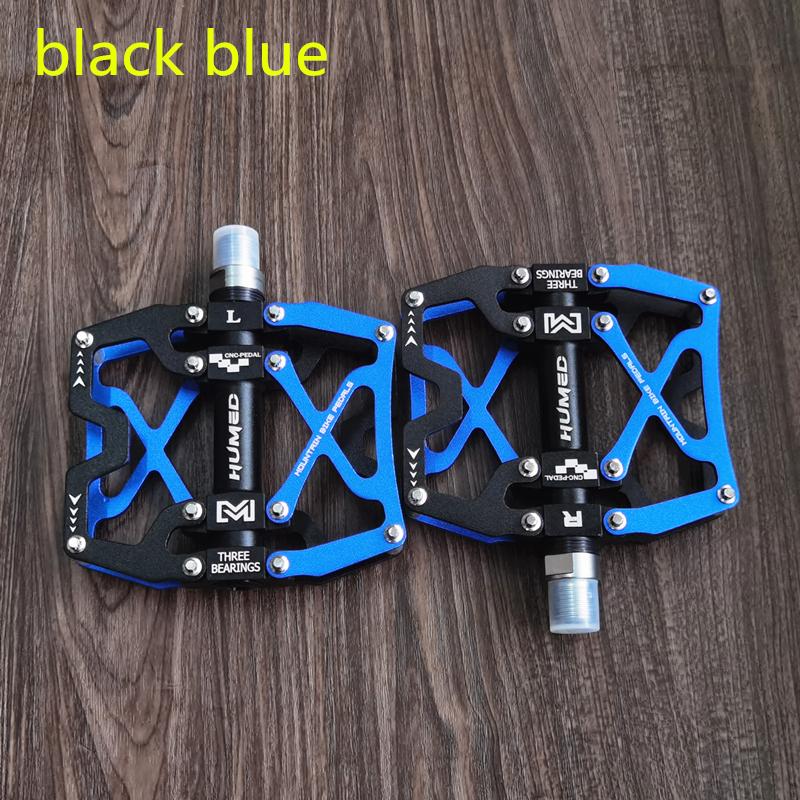 2021 New Wide Flat Mountain Road Cycling Bicycle Bike Pedal 3 Sealed Bearings 9/16 MTB BMX Pedals 5 Colors Available