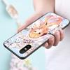 Japan rosa sakura anime mädchen Silikon Telefon Fall Für Xiaomi Redmi Hinweis 11 10 9 8 Pro 11T 10T 10S 9S 8T 9 9A 9C 9T Schwarze Abdeckung