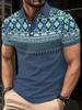 2026 Summer Men's Polo Shirt 3D Printed Pattern Breathable Lightweight Casual Sports Outdoor Men's Clothing
