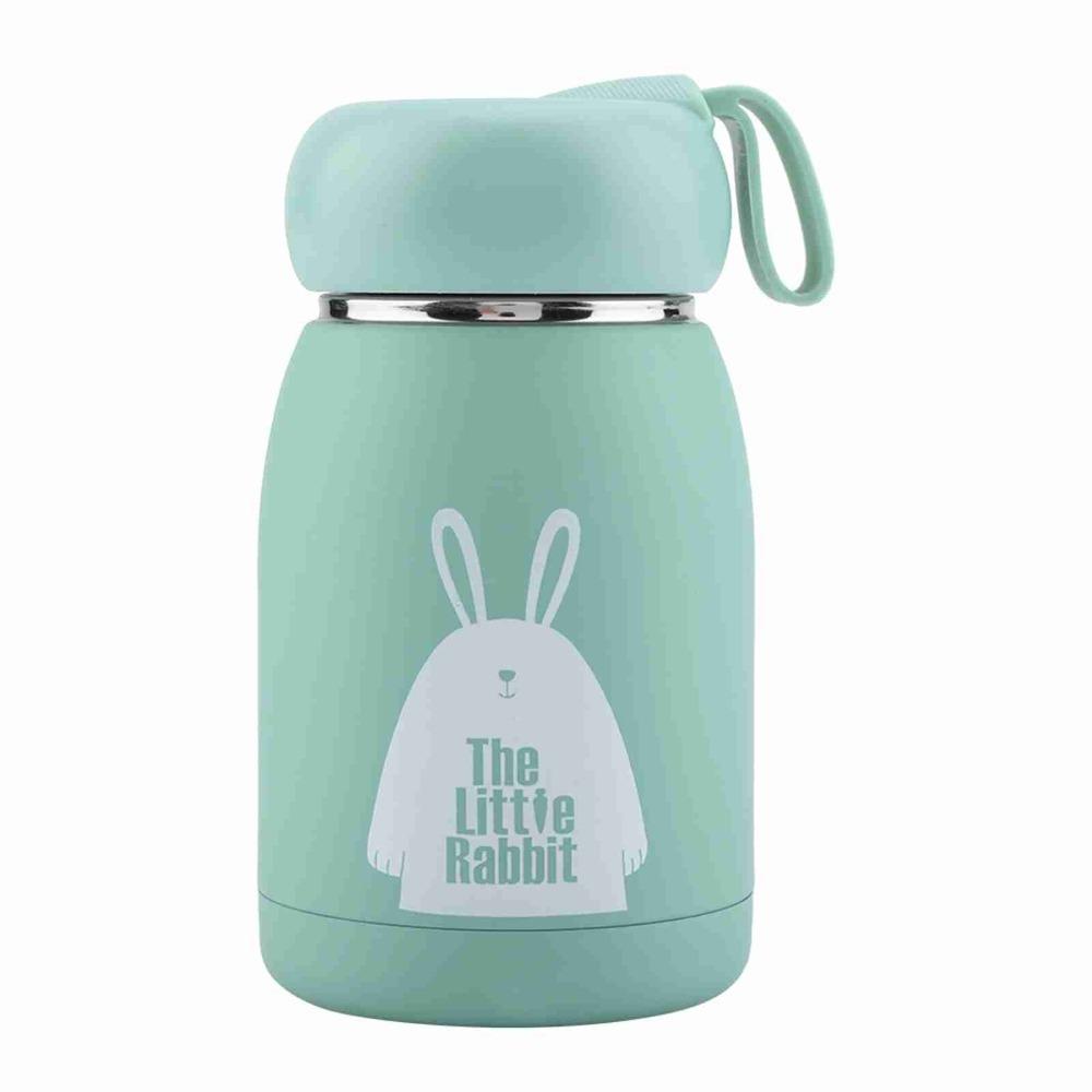 Fine Polishing Rustless Steel Cute Thermos Patterned Colorful Driking Mug Lightweight Double Wall Water Cup Office