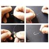 100 PCS Fishing Hooks Stainless Steel Incisive Barbed Fishing Circle Hook Set Fishing Tackle