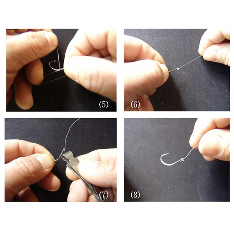 100 PCS Fishing Hooks Stainless Steel Incisive Barbed Fishing Circle Hook Set Fishing Tackle