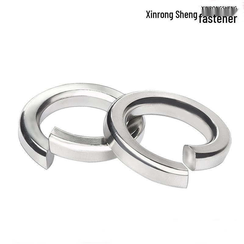 304 Stainless Steel Split Lock Washer - American Style Spring Spacer for Inch Screws