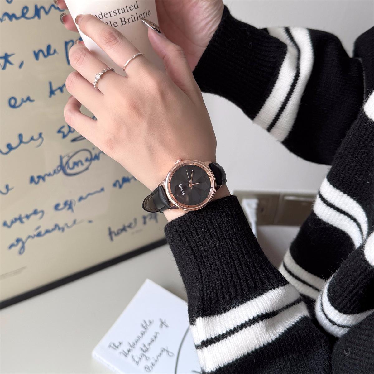 Phantom Crushed Ice Student Belt Watch Niche Design Sense Technology High Value Women S Watch Supply