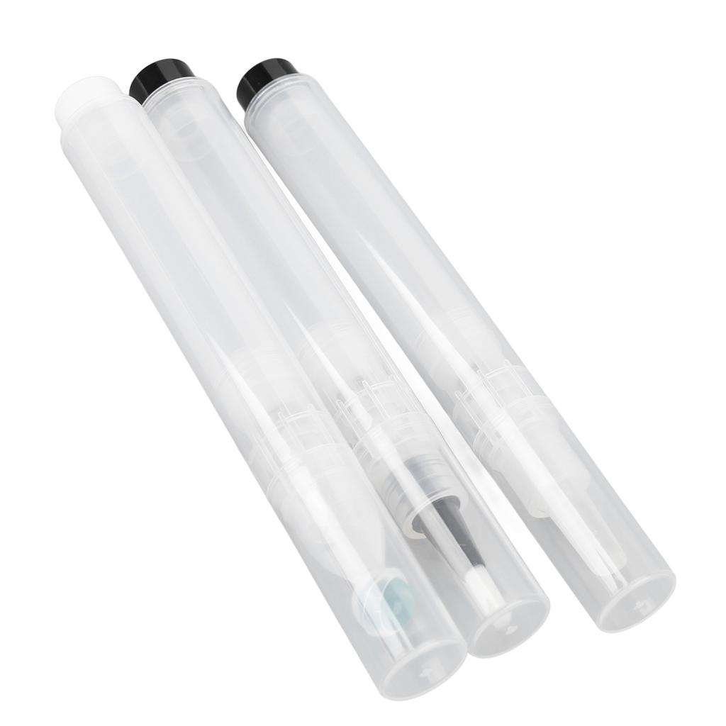 3 Pcs Brush Tip Twist Pen with Empty Roller Ball Bottle Brush Tip Pen Twist Type Cosmetic Container Applicator for Liquid Foundation Serum