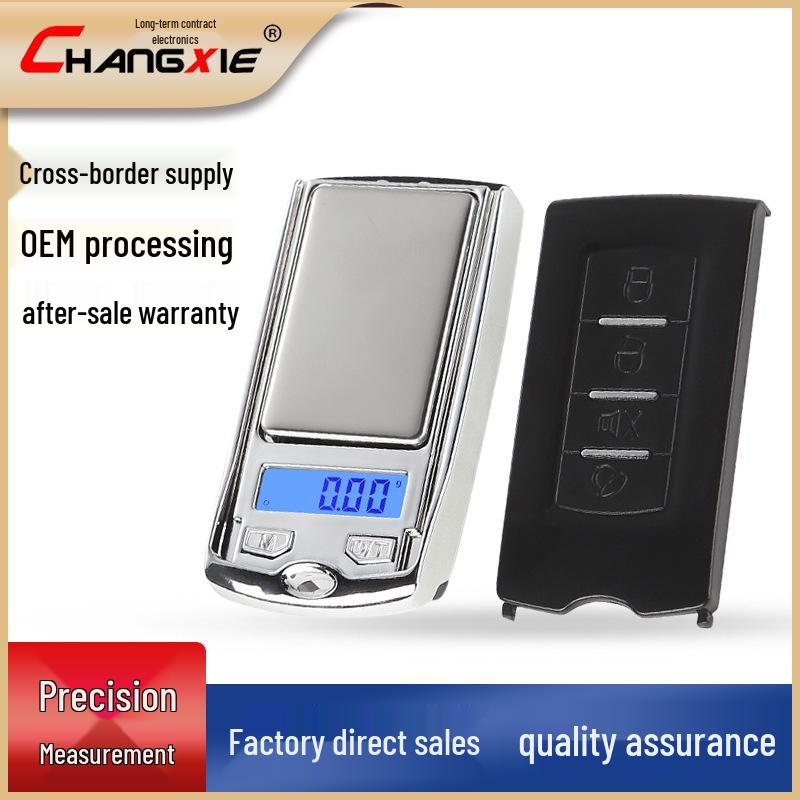 

Мини-карманные весы высокой точности 200 г/0,01 г - Ювелирные весы в форме ключа от машины 200g/0.01g