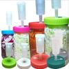 Waterless Fermenting Airlock Lids Covers With One-Way Exhaust Valves For Wide Mouth Mason Jar Sealed Lid Kitchen Supplies