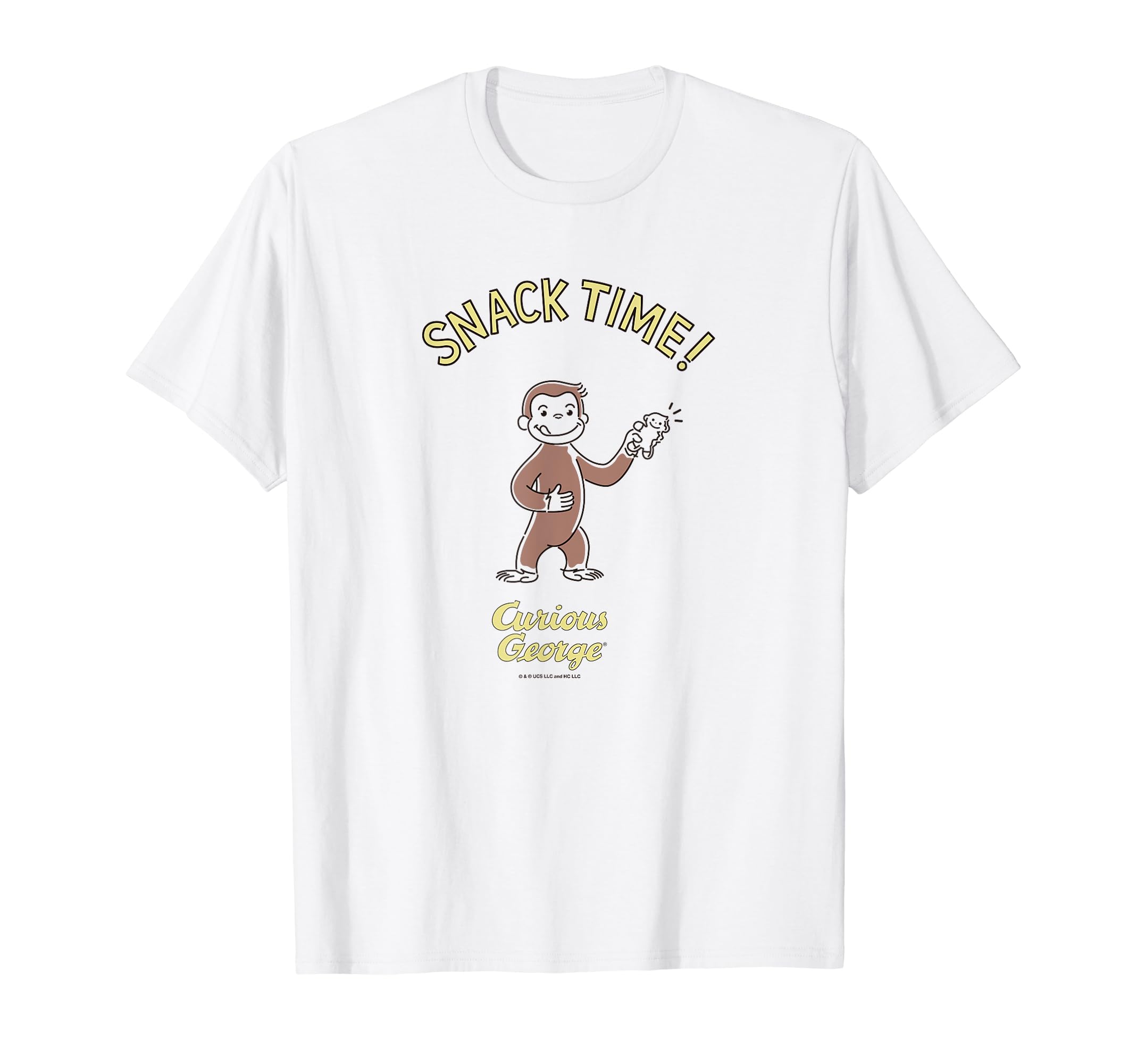 

Curious George SNACK TIME! T-shirt