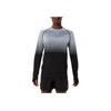 Comfortable Breathable Sports Round Neck Long Sleeve Raglan T-Shirt Men Tops Gray 2011C394-002