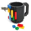 1PC Personalized Creative Building Block Assembly Cup Children's Educational Water Cup Drop-resistant Mug gift