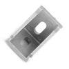 10pcs 2 Hole Aluminum Corner Bracket Durable Right Angle Bracket  For Standard 8mm Slot